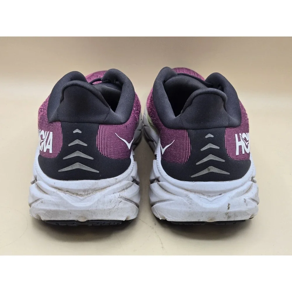 Hoka One One Plum and Black Running Shoes - Picture 8 of 15